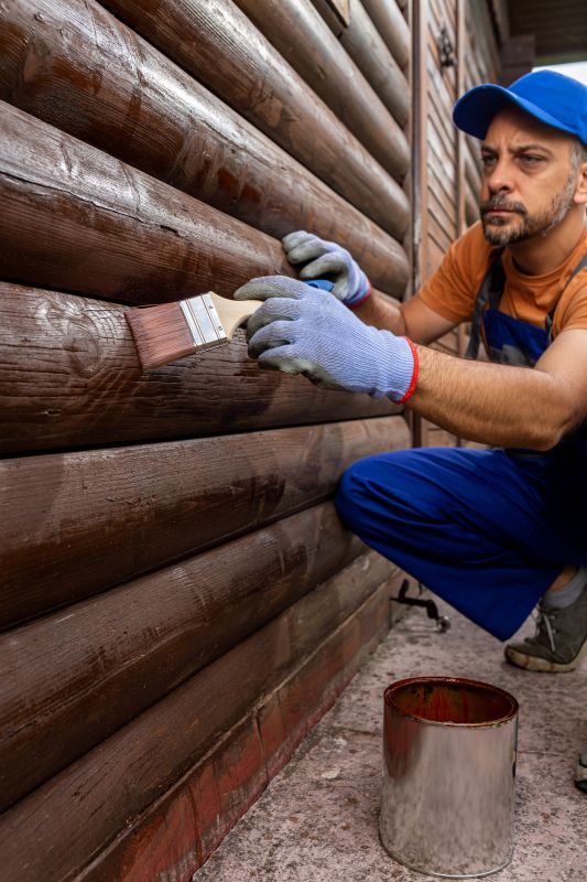 Local Barn Staining pros at work